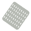 Plastic Drainage Grates 1/6 pan size