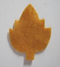 Felt Cut-Out Maple Leaf