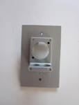 Single Gang Key Switch Access Control Plate
